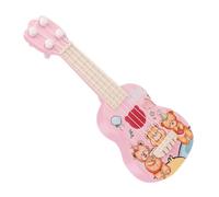 Abaodam Ukulélé pour Garçon et Filles Mini 26 Cm en Plastique Couleur Ours, Musical Éducatif pour Débutant, Instrument de Musique Ludique pour Apprentissage Préscolaire et Fêtes