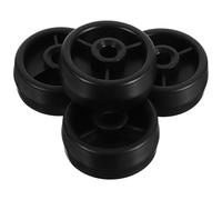 Abaodam Universelles en Plastique PP et Pa Mobilité Facile 4pcs roulettes Polyvalentes pour Équipement de Fitness pour Tapis de Course et Vélo d'exercice Gym à Domicile