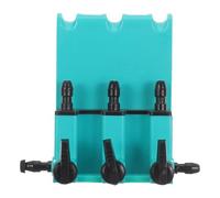 Abaodam Valve de Contrôle de Flux Air pour Aquarium Clapet Anti-Retour Abs Régulateur Voies pour Pompe à Air de Bassin et Aquarium Réglage Précis de Oxygène pour Poissons