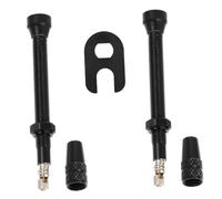Abaodam Valve Tubeless Vélo Alliage Aluminium Tige Noyau Kit avec Outil Étanche pour VTT et Route