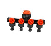 Abaodam Vannes à Voies pour Jardinage Contrôleur Irrigation Plastique avec Séparateur de Débit Eau Facile à Utiliser et Durable pour Système Arrosage