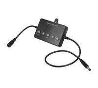 Abaodam Variateur Intelligent LED pour Aquarium Minuterie, Angle Visuel Large et Mémoire Coupure, Contrôleur en Métal et Plastique Noir pour Éclairage Aquatique