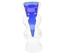 Abaodam Vase à Fleurs Verre Double Paroi Centre De Table Décoratif pour Salon Usage Polyvalent sur Étagère Ou Rebord De Fenêtre