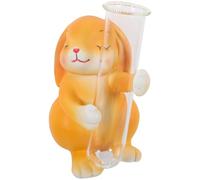 Abaodam Vase Verre Décoratif Hydroponique avec Statue Animal Lapin Vase à Fleurs Unique pour Bureau et Maison Plante Tube à Essai et Élégant