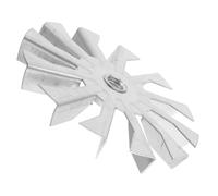 Abaodam Ventilateur à Hélice Axial 4,72 Pouces en Fer Galvanisé | Remplacement Argenté pour Moteur et Tour Thermique, Flux Puissant, Installation Simple, Vibrations et Bruit Réduits