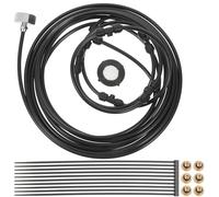 Abaodam Ventilateur Extérieur avec Brumisateur Kit De Brumisation pour Ventilateur Brumisateur pour De Terrasse Extérieur Tuyau