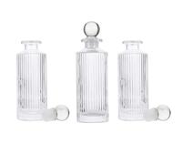 Abaodam Verre Flacon Diffuseur de Parfum Mini Vases 150ml 3 Pièces au Design Unique pour Aromathérapie et Décoration Intérieure