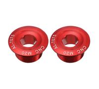 Abaodam Vis du Couvercle de Manivelle M20 en Alliage D'aluminium Rouge | Diamètre M20, Trou Hexagonal Interne 10mm, Compatible M590 M596 M661 Slxxt