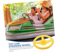 Abaodam Volant de Jeu Plastique Jaune pour Garçon Fille Accessoire de Remplacement pour Balançoire et Aire de Jeux Volant Simulateur de Conduite pour Garçon Fille pour Extérieur