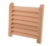 Abaodam Volet de Ventilation Bois de Cèdre pour Sauna Persiennes Coulissantes avec Aération Installation Facile pour Sauna Salle de Vapeur et Salle de Bains