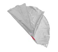 Abaodam Worship Praise Dance Flags Half Circle Silky Banners With Scalable Rod Lightweight Stage Props For Church Festivals And Performances