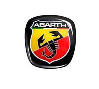 Abarth 21559 Autocollant 3D Logo Bouclier Officiel, 69 x 75 mm