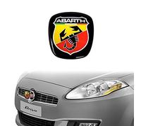 Abarth 3D Sticker Logo Bouclier Officiel pour Fiat Bravo, Avant, 75 x 69 mm