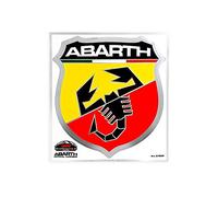 Abarth 4R Quattroerre.it Autocollant 1 Bouclier, 15 x 20 cm