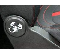 Abarth Scorpion Lot de 2 Autocollants pour Fiat 500 595 Sièges latéraux