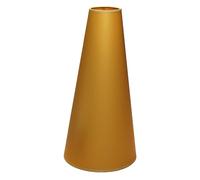 Abat-jour 250 x 100 x 600 mm - Diamètre inférieur x diamètre supérieur x hauteur - or mat, pvc - Pour douille E27 (grand) - Abat-jour 25 x 10 x 60 cm.