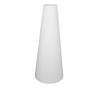 Abat-jour 250 x 100 x 600 mm diamètre inférieur x hauteur | Coton, blanc | pour culot E27 (grand) | abat-jour 25 x 10 x 60 cm