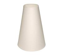 Abat-jour 250 x 120 x 400 mm - Diamètre inférieur x diamètre supérieur x hauteur - En coton crème (écru) - Pour douille E27 (grand) - Abat-jour 25 x 12 x 40 cm.