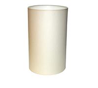 Abat-jour 250 x 400 mm de diamètre x hauteur | Rouleau | Coton crémeux | Pour douille E27 | Pour lampes de table, lampadaires et suspensions | Abat-jour 25 x 40 cm | Abat-jour 25 cm | Abat-jour 25 cm