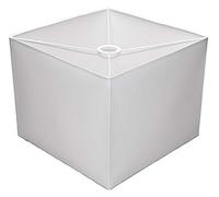 Abat-jour 350x350x200 mm base x hauteur | Imitation fidèle du coton | Couleur blanche | Cuboïde | Pour la douille E27 (grande) | Abat-jour 35 x 35 x 20 cm.