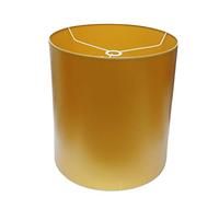 Abat-jour 360 x 400 mm de diamètre x hauteur | Rouleau en PVC doré | pour robinet E27 | ombre 36 x 40 cm | ombre 36 cm | abat-jour 36 cm