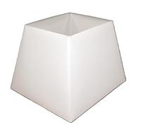 Abat-jour 55x37x48x32x40 cm, E27 Coton Blanc Trapèze Abat-jour