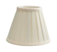 Abat-jour à bougie - ELSTEAD LIGHTING - Plissé Ivoire - Tissu - Classique - 12,5 cm de hauteur