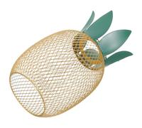 Abat-jour à Suspendre Ananas en Métal Ajouré, Léger et Élégant | Maille Dorée, Installation Simple, Structure Stable, pour Maison et Hôtel, Remplacement de Lampe