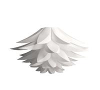 Abat-jour à suspension puzzle -forme de fleur de lotus - pour suspension de plafonnier ou de lampadaire-Diamètre 50 cm-Blanc