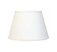 Abat-jour abat jour abat-jour pour lampe de table ronde cône nouveau en coton blanc ivoire diamètre 40 cm avec grand culot E27 cousu à la main fabriqué en Italie