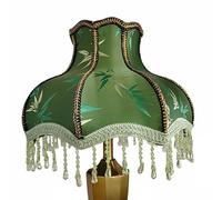 Abat Jour Abat-jour en tissu de style cour européenne, utilisé pour la décoration des salons et des chambres, 5,7" en haut x 11,8" en bas 8" de haut(Figure3)