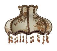 Abat Jour Abat-jour en tissu de style cour européenne, utilisé pour la décoration des salons et des chambres, 5,7" en haut x 11,8" en bas 8" de haut(Figure6)