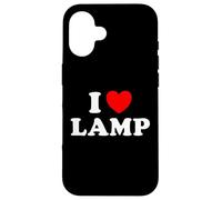 Abat-Jour Amusant avec Inscription « I Love Lamp » - Lanterne à Bougie - Moth Coque pour iPhone 16