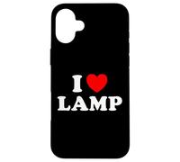Abat-Jour Amusant avec Inscription « I Love Lamp » - Lanterne à Bougie - Moth Coque pour iPhone 16 Plus