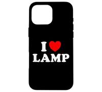 Abat-Jour Amusant avec Inscription « I Love Lamp » - Lanterne à Bougie - Moth Coque pour iPhone 16 Pro Max
