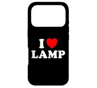 Abat-Jour Amusant avec Inscription « I Love Lamp » - Lanterne à Bougie - Moth Coque pour iPhone 17 Pro