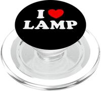 Abat-Jour Amusant avec Inscription « I Love Lamp » - Lanterne à Bougie - Moth PopSockets PopGrip pour MagSafe
