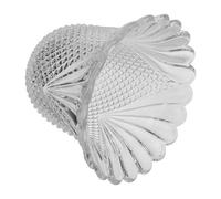 Abat-jour Ancien en Verre Fleur E14, 3,5cm, Blanc | Remplacement pour Lustre et Applique, Style Rétro Antique, Diffusion Douce, Entretien Facile