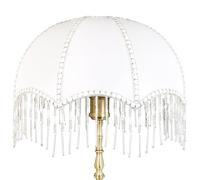 Abat-jour antiques, abat-jour vintage avec glands, 7, 9 pouces de diamètre..- à franges, dôme festonné, antiques de remplacement pour lampes table E27, frange