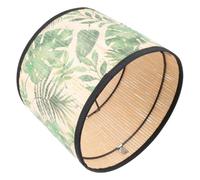 Abat-jour Bambou E27 Vert, Décoration Maison Style Japonerie | Finition Soignée, Ne Blesse Pas les Yeux, Ne Se Décolore Pas, Usage Intérieur, Fer
