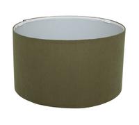 Atmosphera – Abat-jour Beline côtelé 40 cm vert kaki