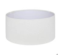 Abat Jour en Tissu Bouclette "Beline" 50cm Blanc