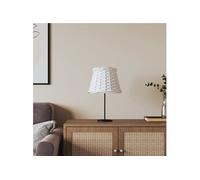 vidaXL Abat-jour blanc Ø15x12 cm osier, abat-jour de lampe de table, abat-jour de lampe suspendue, abat-jour blanc, abat-jour de lampe de chevet