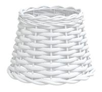 Lampenkap Ã~20x15 cm wicker wit364381