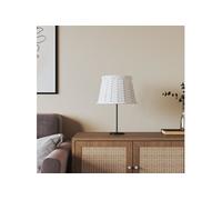 Abat-jour blanc Ø25x17 cm osier 364382