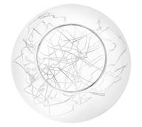 Abat-jour Boule de Verre à Trou Unique, Structure Filaire