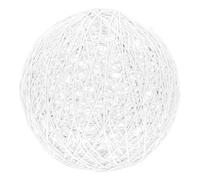 Abat-jour Boule en Papier Blanc, Style Bohème Rustique