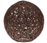 Abat-jour Boule en Rotin, Léger, Filtre L’éblouissement, Intérieur | Osier Papier Tressé, Rendu Rustique Chic Vintage, Suspendre et Lampadaire, 1 Pièce
