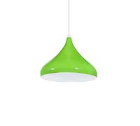 Abat-Jour Brillant de Style Nordique, Lot de 1, Lampe Suspendue d'intérieur à tête Unique en Aluminium, culot E27 - Plafonnier de Style Minimaliste pour Salon, Salle à Manger, loft, cuisi
