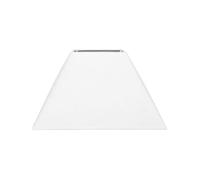 Abat-jour - Carré - Blanc - Pour lampe - Base 32,5 cm - Culot E27 avec réducteur